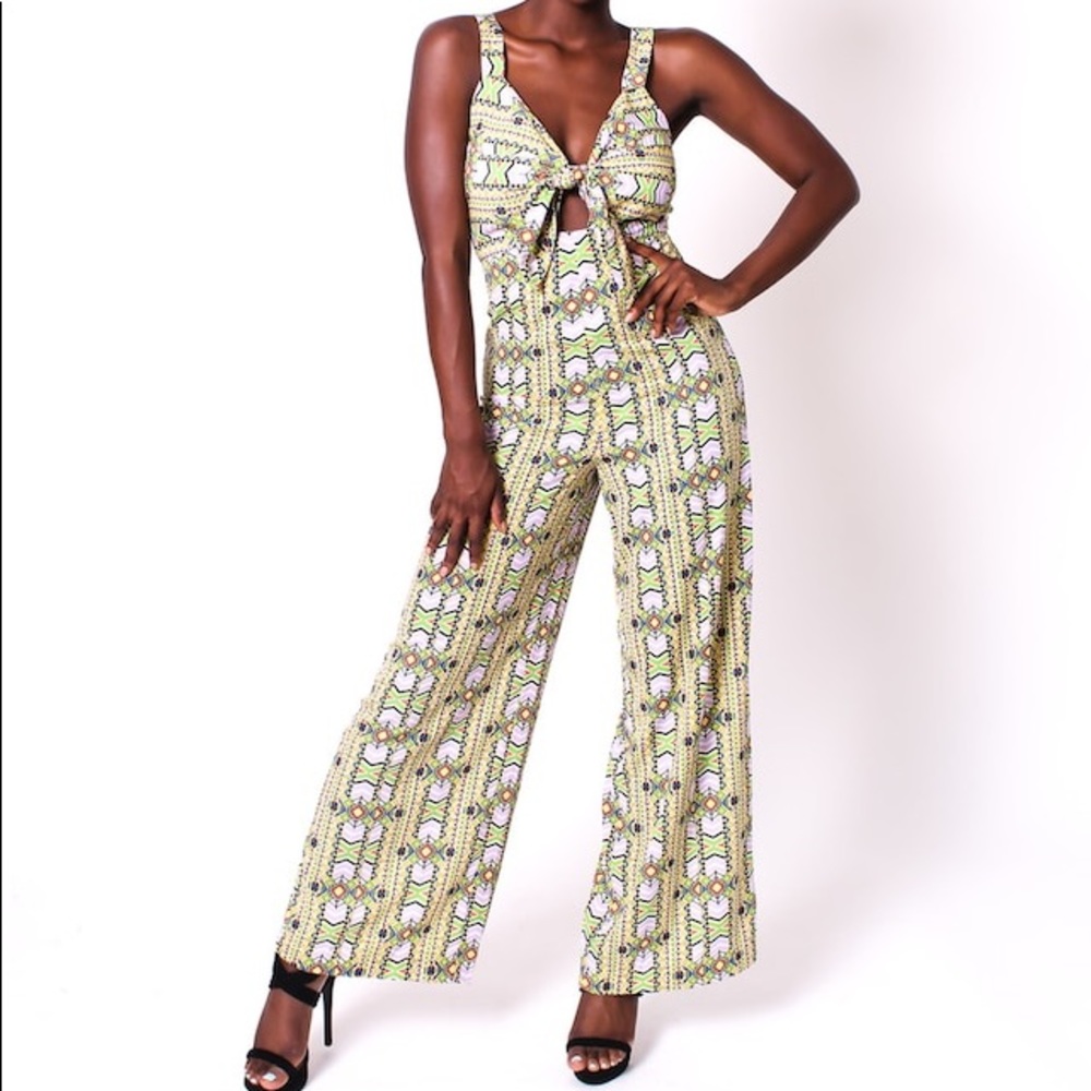 Geo Print Jumpsuit